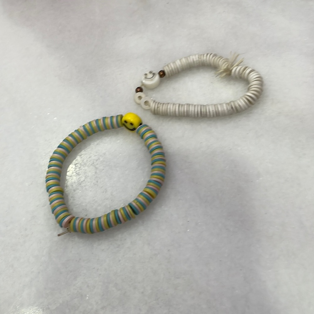 Two paired bracelets